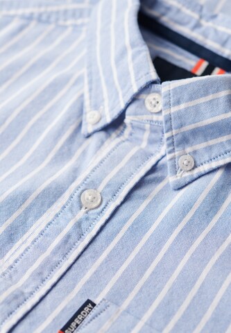 Superdry Regular fit Overhemd in Blauw