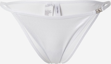 Pantaloncini per bikini di Calvin Klein Swimwear in bianco: frontale