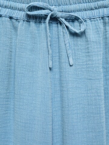 MANGO TEEN Wide Leg Hose 'Easy' in Blau