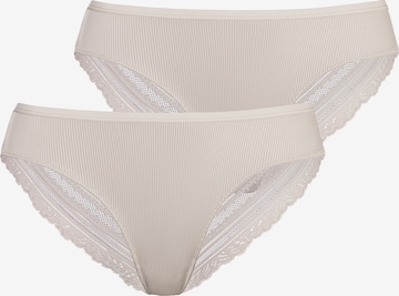 LASCANA Slip in Beige: voorkant