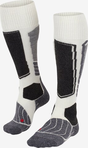 Calzino sportivo 'SK1' di FALKE in bianco: frontale