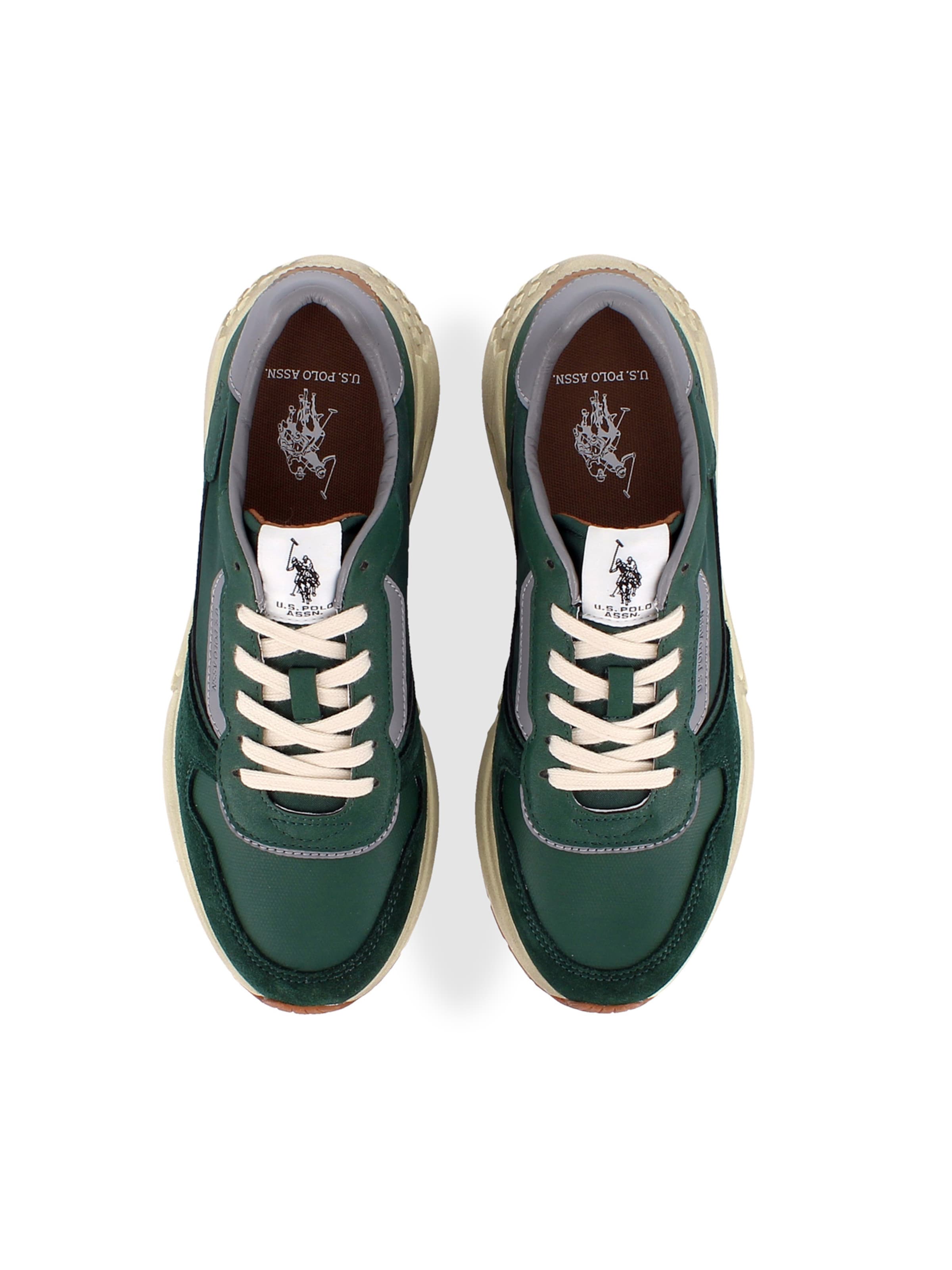 Baskets basses 'Seneka' US POLO ASSN. en vert