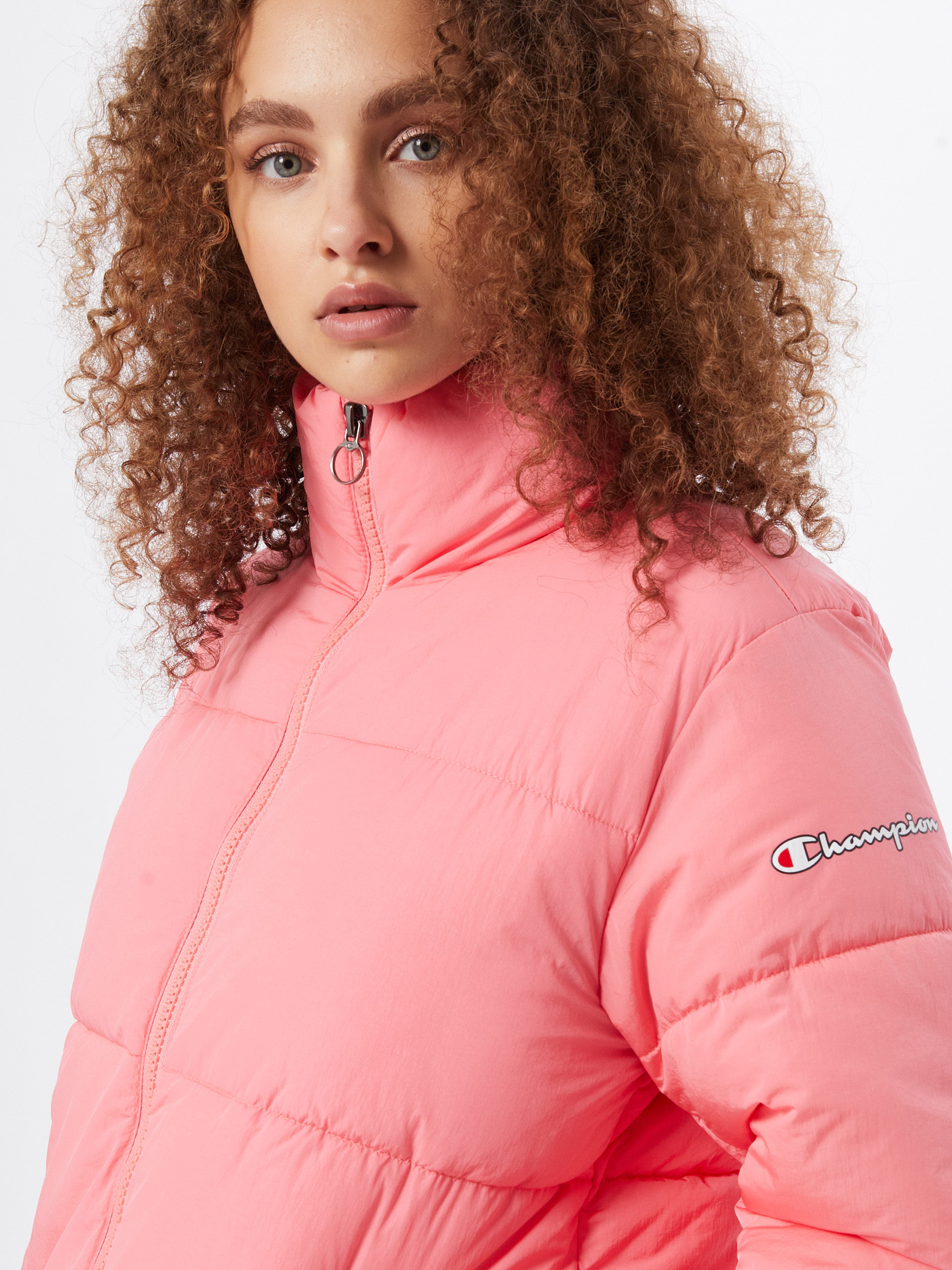 Champion Authentic Athletic Apparel Jacke in Rosa 