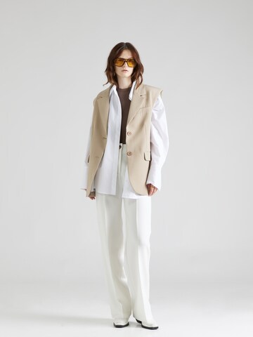 modström Loosefit Pantalon 'Gale' in Wit