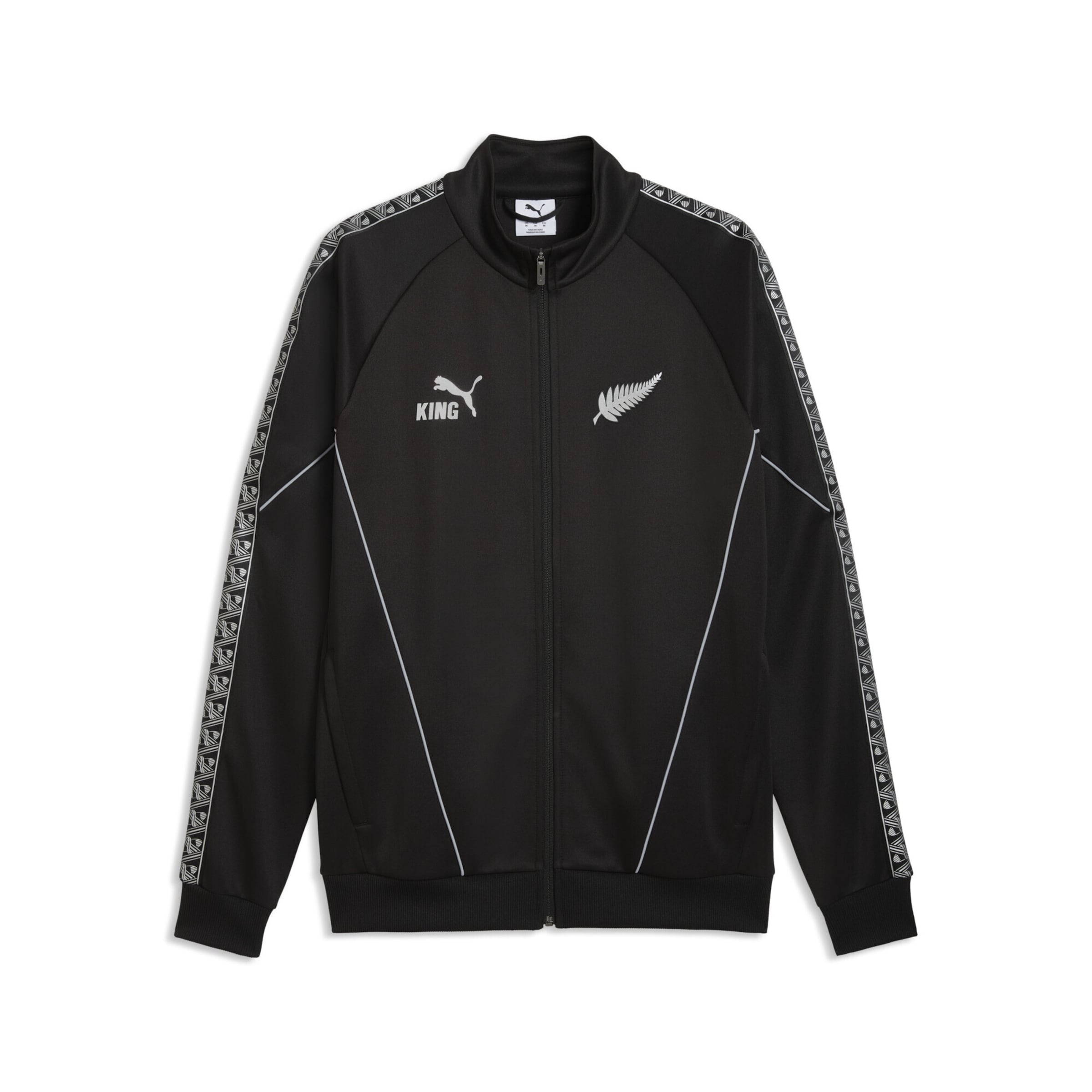 PUMA Sportjas 'King' in Zwart: voorkant