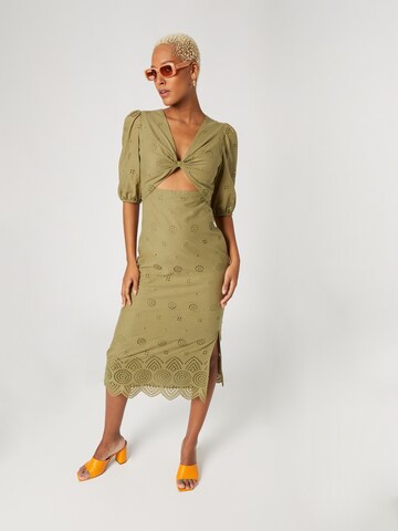 Rochie 'Mina' de la Katy Perry exclusive for ABOUT YOU pe verde