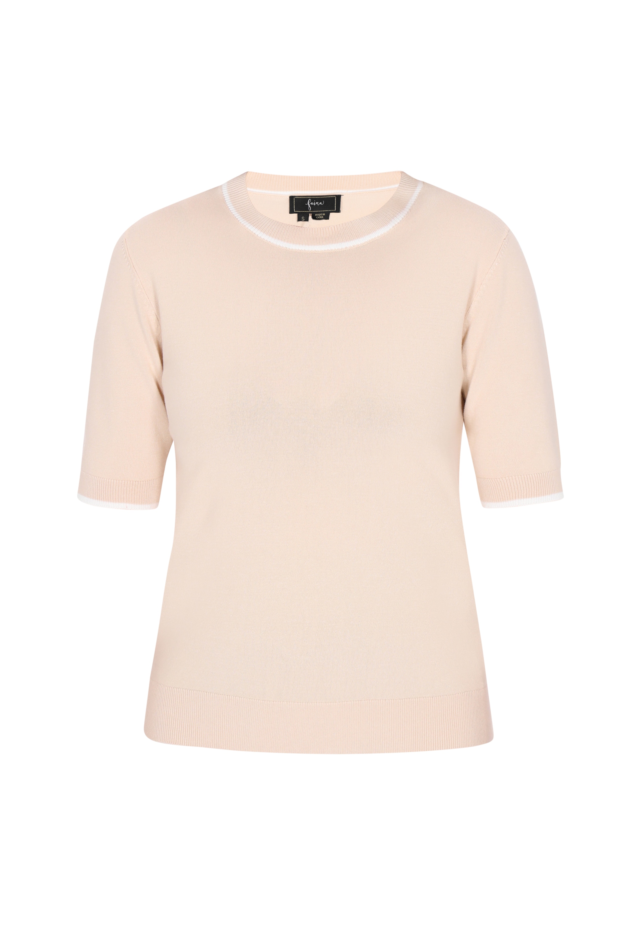 faina Pullover in Beige: Vorderseite