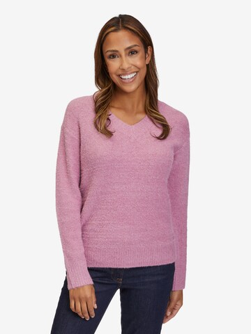 Pull-over Betty & Co en rose : devant