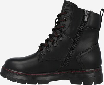 Bottines à lacets H.I.S en noir