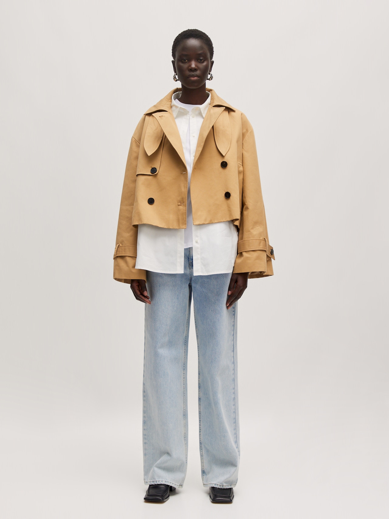 EDITED Giacca di mezza stagione 'Rosa' beige