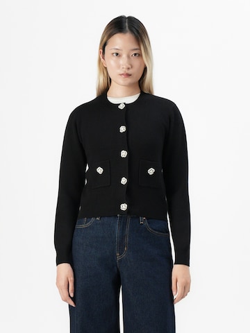 VILA Cardigan 'VINAME' i sort: forside
