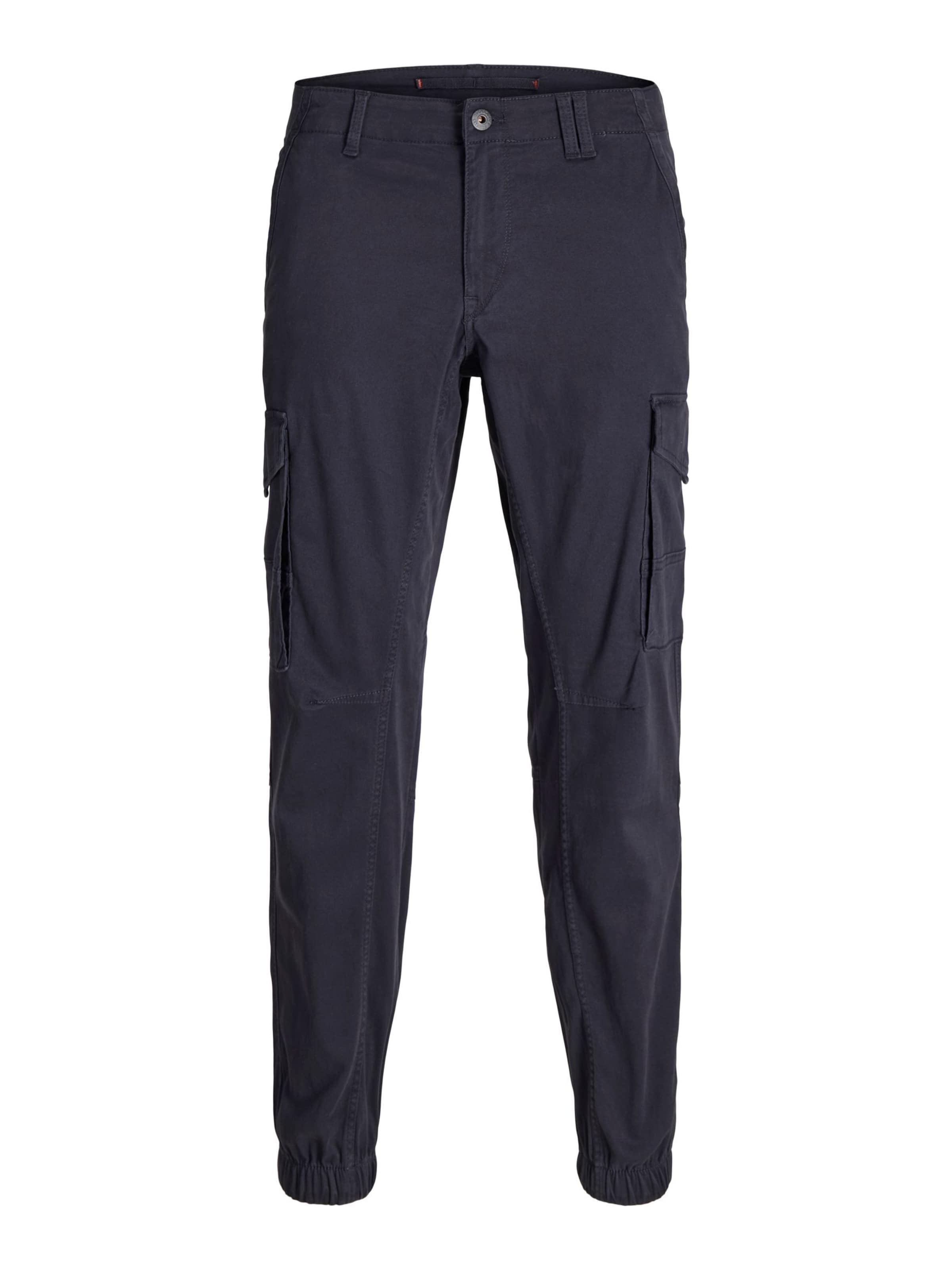 JACK & JONES Tapered Cargobukser 'JJIPaul JJFlake' i blå: forside