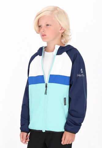 Schmuddelwedda Between-season jacket 'Anorak' in Blue: front