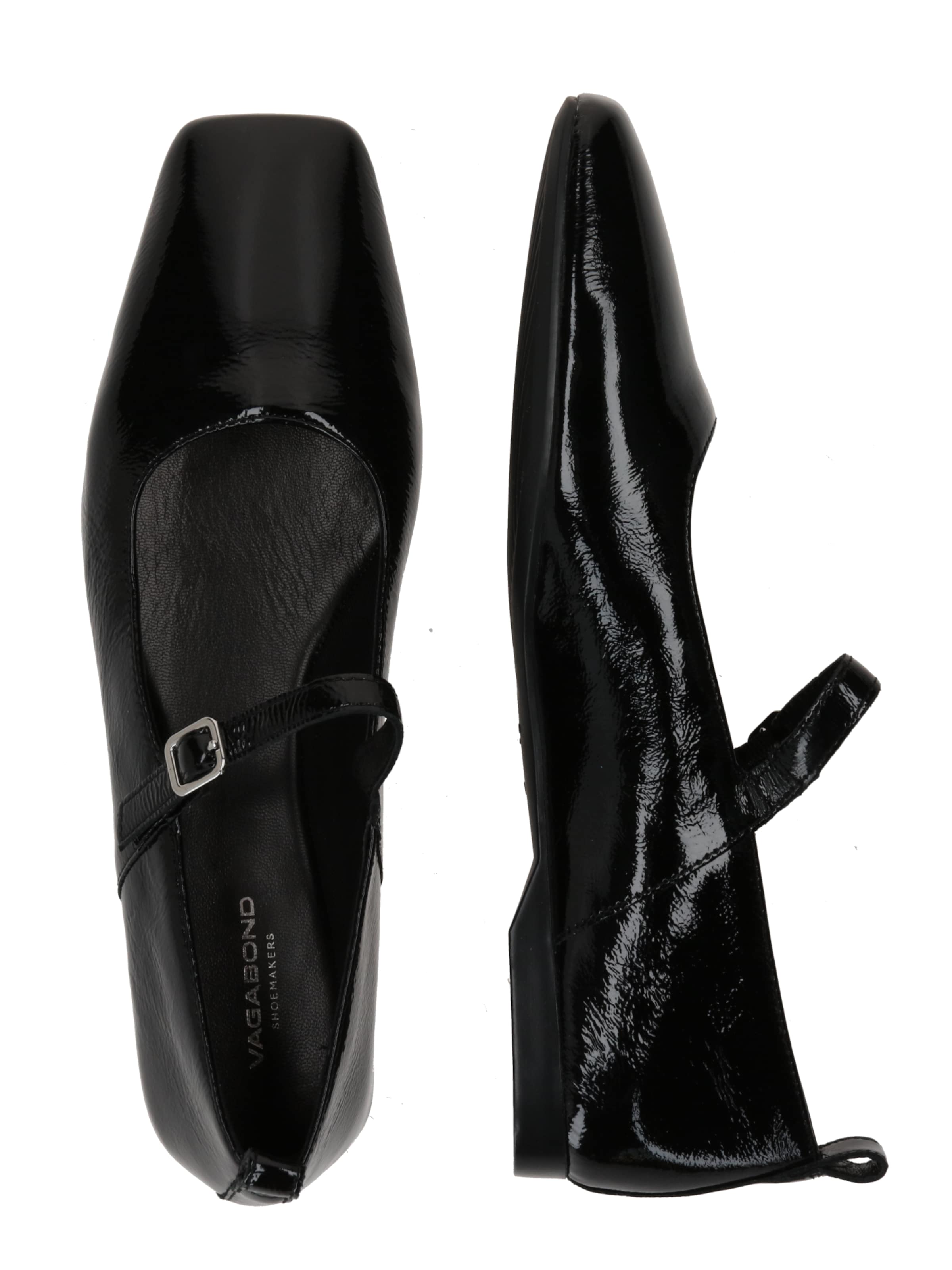 VAGABOND SHOEMAKERS Strap ballerina in Black