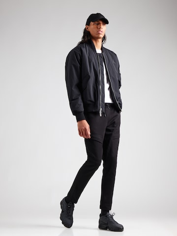 JACK & JONES - Slimfit Calças 'JPSTGORDON FUSION' em preto