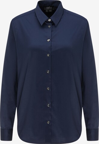 usha BLACK LABEL Blouse in Blue: front