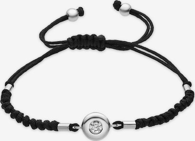 Luxenter Armband 'Button' in 20 cm in schwarz, Produktansicht