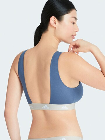 ADIDAS SPORTSWEAR Bralette Bra ' SCOOP BRALETTE ' in Blue