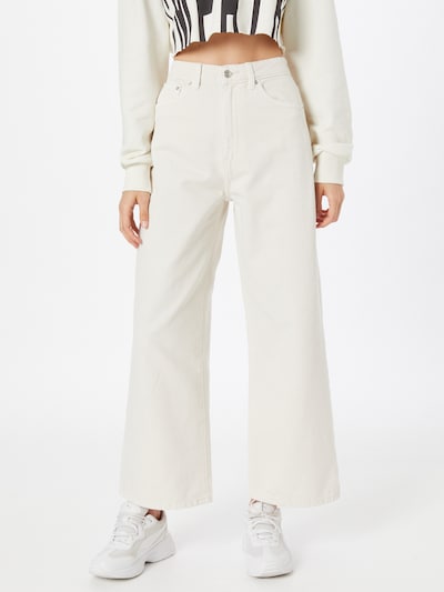 Gina Tricot Džínsy 'Idun' - biela, Model/-ka