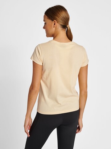 T-shirt fonctionnel 'Booster' Hummel en beige