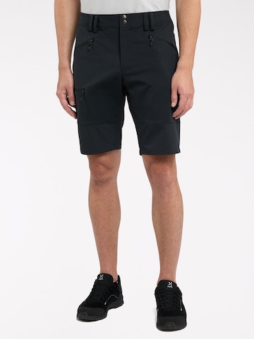 Haglöfs Regular Outdoorhose in Schwarz: Vorderseite