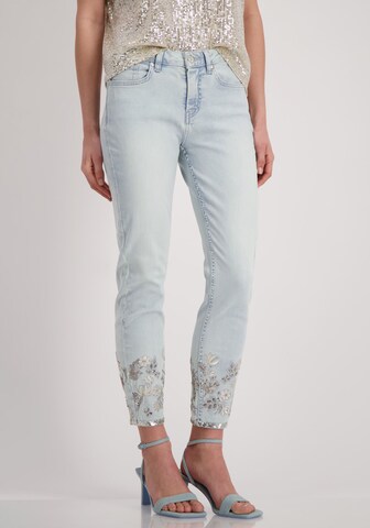 monari Slimfit Jeans i blå: framsida
