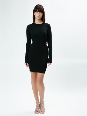 Robes en maille Influencer en noir