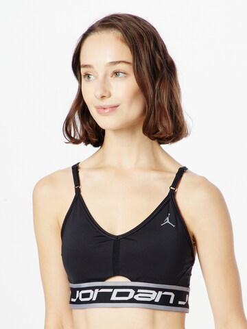 NIKE Bustier Biustonosz sportowy w kolorze czarny: przód