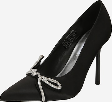 Karl Lagerfeld - Zapatos con plataforma en negro: frente