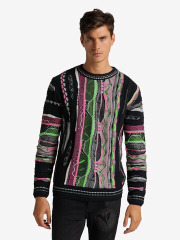 Carlo Colucci Sweater ' Comparato ' in Mixed colors: front