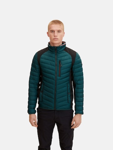 Veste mi-saison TOM TAILOR en vert : devant