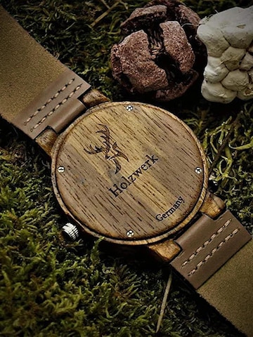 Holzwerk - Reloj analógico 'NAILA' en azul