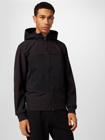 Calvin Klein Between-Season Jacket in Black: front