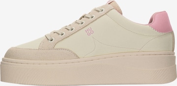 HUGO Ниски маратонки 'Lyzz' в бяло: отпред