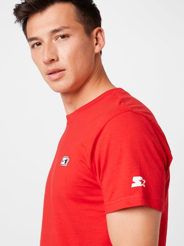 T-Shirt 'Essential' Starter Black Label en rouge