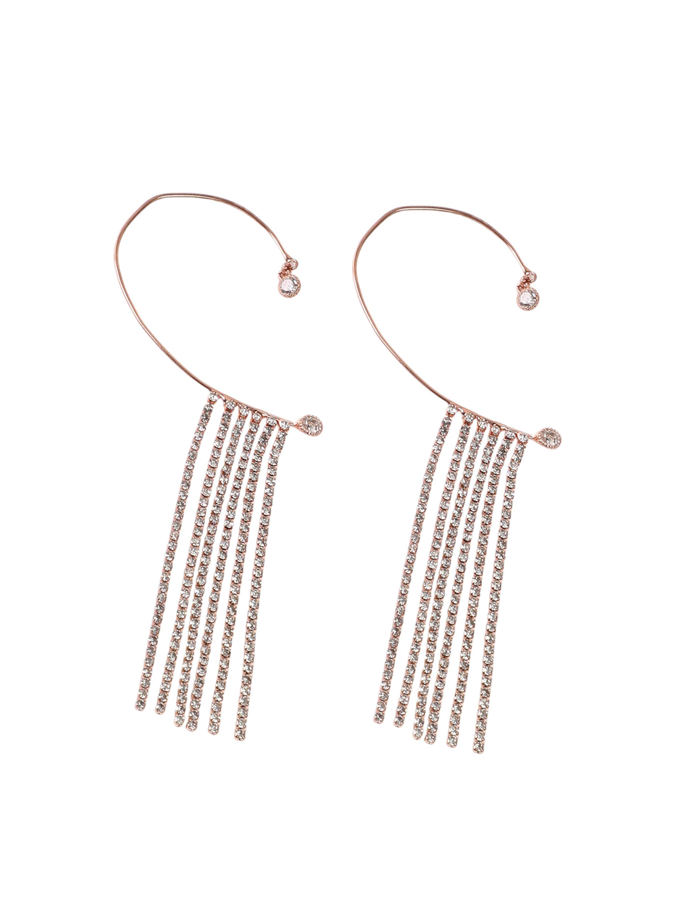 SOHI Náušnice - Strieborná: predná strana