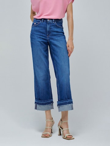 Salsa Jeans Wide leg Jeans in Blauw: voorkant