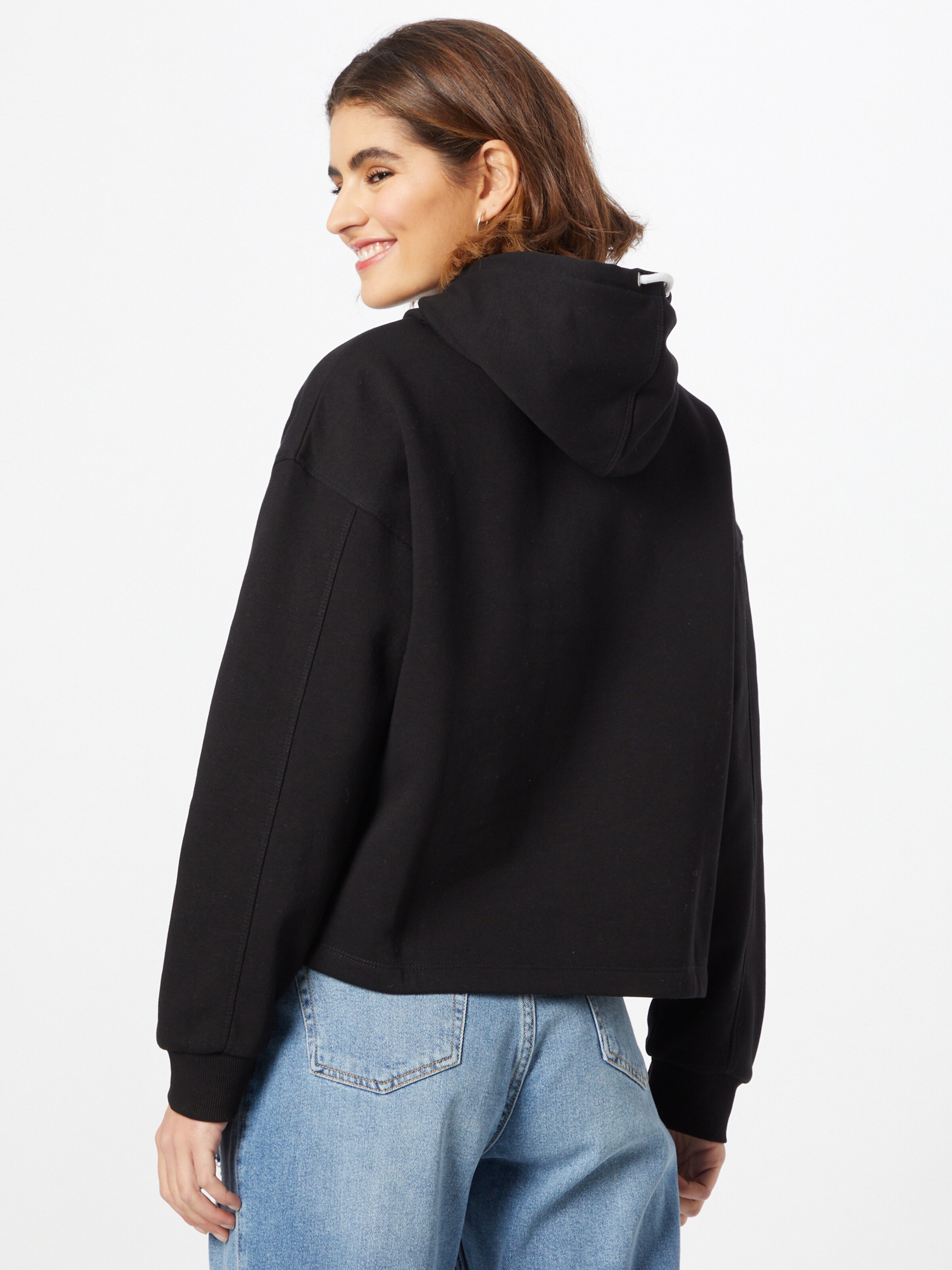 Frauen Große Größen QS by s.Oliver Sweatshirt in Schwarz - DU94213 Frauen Große Größen QS by s.Oliver Sweatshirt in Schwarz - DU94213