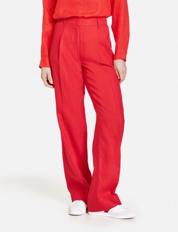 GERRY WEBER Wide Leg Bügelfaltenhose in Rot: predná strana