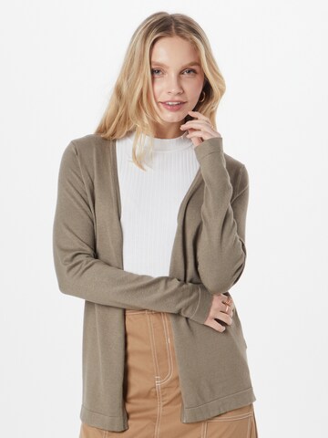 Kaffe Knit Cardigan 'Fenia Astrid' in Grey: front