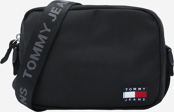 Tommy Jeans - Mala de ombro 'Essential Daily' em preto: frente