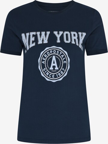 T-shirt 'New York' AÉROPOSTALE en bleu : devant