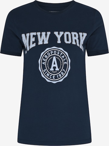 AÉROPOSTALE Shirt 'New York' in Blue: front