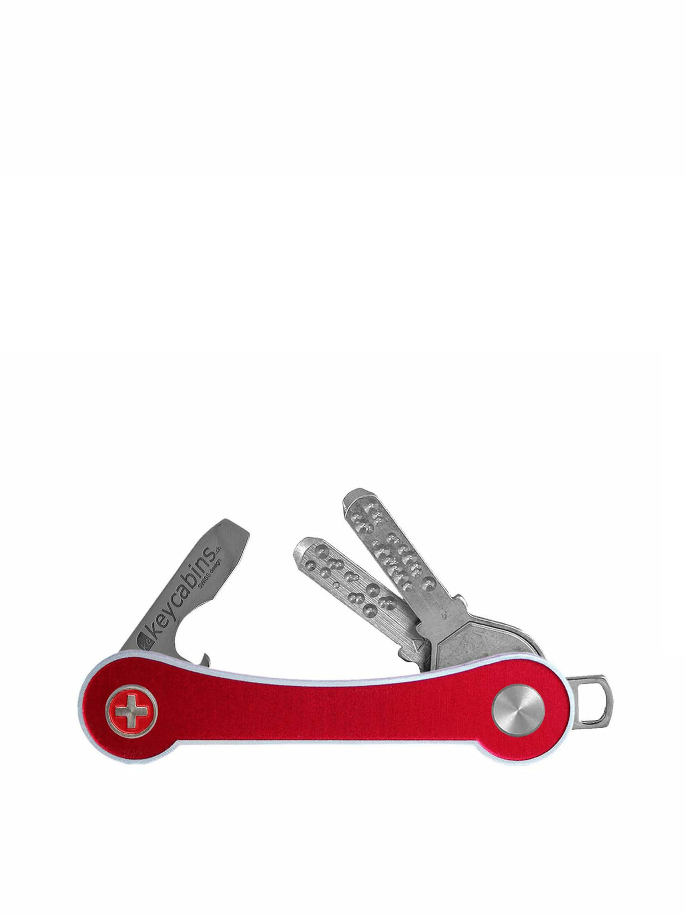 keycabins Sleutelhanger in Rood: voorkant