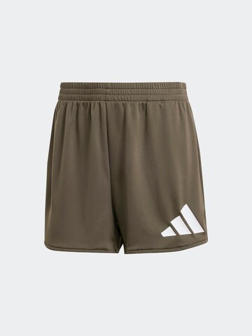 ADIDAS PERFORMANCE Regular Workout Pants 'Essentials' in Green: front