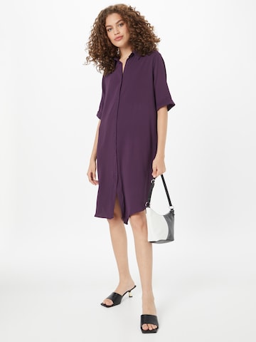 Monki - Vestido camisero en lila