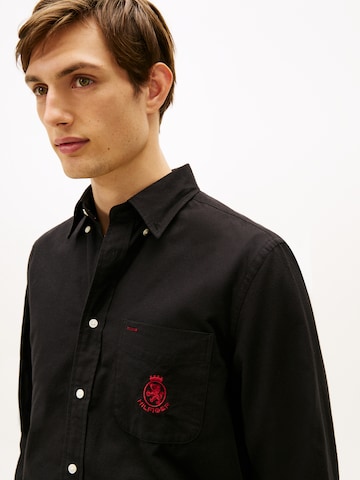 TOMMY HILFIGER Regular fit Button Up Shirt in Black