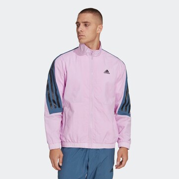 ADIDAS SPORTSWEAR - Casaco de treino em roxo: frente