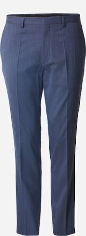 mėlyna HUGO Standartinis Kelnės su kantu 'Hesten': priekis