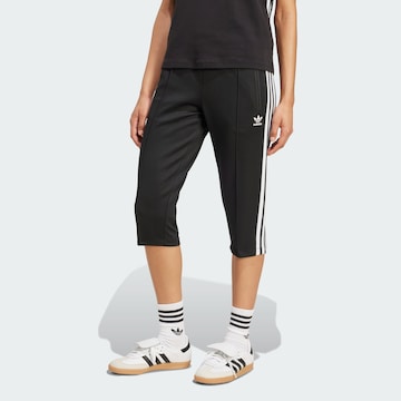 Coupe slim Pantalon 'Adicolor' ADIDAS ORIGINALS en noir : devant